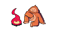 Gif animé Bigfoot feu